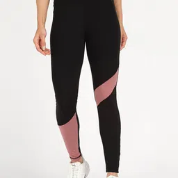 Rock Paper Scissors Women Black High-Waist Rapid-Dry Tights-40