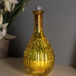 Homesake Gold-Toned Printed Handcrafted Table Top String Lights-53