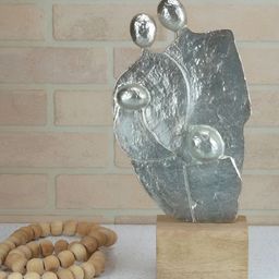 Maison Modern Silver-Toned Textured Curio Showpiece-image-49