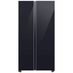 SAMSUNG 653 Litres 3 Star Frost Free Side by Side Door Smart Wifi EnabledRefrigerator with Twin Cooling Plus Technology (RS76CB81A333/HL, Glam Deep Charcoal) image 1