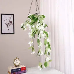 arick decor White Artificial Bougainvillea Flower Bush-picture-47