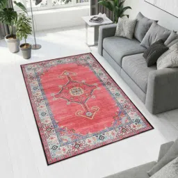 maa home concept Persian Velvet 5 X 3 Feet Machine Made Carpet-picture-34