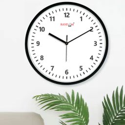 random Multicolour Modern Plastic Stylish Non Ticking Silent Analog Wall Clock -12 inch-picture-33