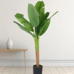 Arick Decor 47 Inch Artificial Banana Plants With Black Pot-picture-18