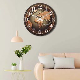 olive tree Gladus Brown Engineered Wood Wall Clock-picture-26