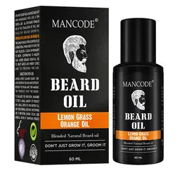 Mancode Lemon Grass & Orange Beard Oil - 60ml-48