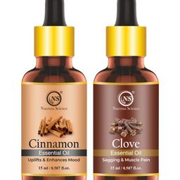 Nuerma Science Set of Cinnamon & Clove Pure Essential Oil - 15 ml Each-32