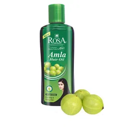 ROSA Amla Hair Oil For Strong Long & Thick Hair - Nourishes Scalp - 500ml-12