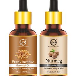 Nuerma Science Set of Frankincense & Nutmeg Pure Essential Oil - 15 ml each-10