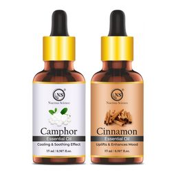 Nuerma Science Set Of 2 Camphor & Cinnamon Essential Oil - 15ml Each-1