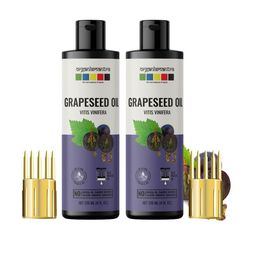 Organix Mantra Set Of 2 Cold Pressed Organic Grapeseed Oil - 120ml Each-18