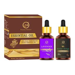 Nuerma Science Set of Bitter Orange & Lavender Pure Essential Oil - 15 ml Each-45
