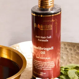 BodyHerbals Anti-Hair Fall Formula Neelibringadi Natural Hair Growth Oil - 200 ml-49