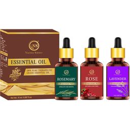 Nuerma Science Set of 3 Essential Oil - Lavender + Rosemary + Rose - 15ml Each-20
