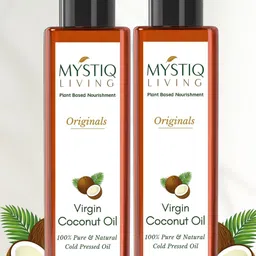 MYSTIQ LIVING Set Of 2 Originals Cold-Pressed Virgin Coconut Oil - 200ml Each-image-61
