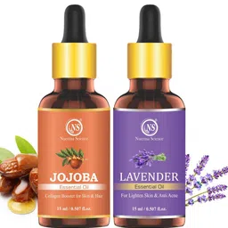 Nuerma Science Set of Jojoba & Lavender Pure Therapeutic Grade Essential Oil - 15 ml each-47