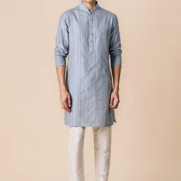 Tasva Striped Kurta With Pyjamas-picture-18