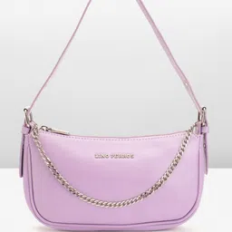 Lino Perros Textured Structured Shoulder Bag With Chain Detail-54