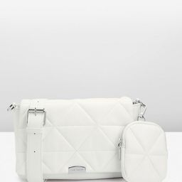 Lino Perros Structured Sling Bag with Quilted Detail-28