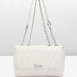 Lino Perros Structured Sling Bag with Quilted Detail-96