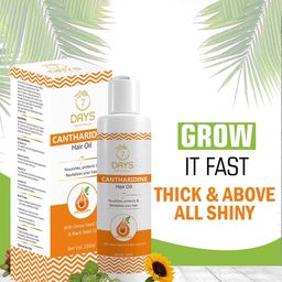 7 DAYS Cantharidine Hair Oil With Black Seed Oil - 100ml-38