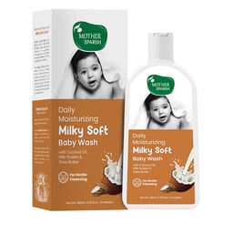 Mother Sparsh Kids Daily Moisturising  Milky Soft Baby Wash-200ml-20