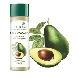 Biotique Avocado Stress Relief Body Massage Oil 200ml-46