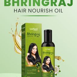 Leeford Set Of 2 Bhringraj Oil To Reduce Hair Fall - 100ml Each image 5
