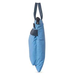 STRAP IT Blue Oversized Structured Handheld Bag image 5