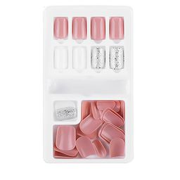 SYGA 30Pcs Long-Lasting Press-On Artificial Nails - Cream F635-1-15