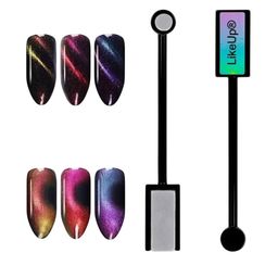 LikeUP Set Of 100 Shinning Transparent Artificial Fake Nails-8