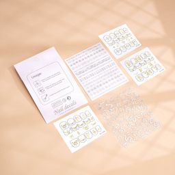 Yellow Chimes Self Adhesive Nail Art Nail Stickers - Shade 07-55