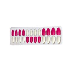 CHRONEX Set Of 24 Matte Finish Stick On Nails Set image 2