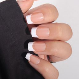 Secret Lives Set Of 24 French Designer Press On Nails - Peach-17