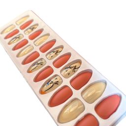 CHRONEX Set Of 24 Matte Finish Reusable Press On Nail Extensions image 5