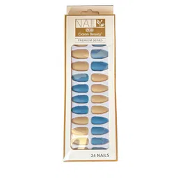 CHRONEX Set Of 24 Matte Finish Reusable Press On Nail Extensions image 5