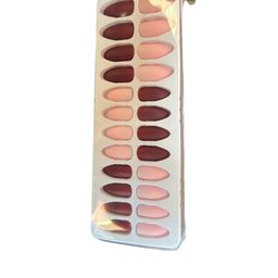 CHRONEX Set Of 24 Matte Finish Reusable Press On Nail Extensions image 3