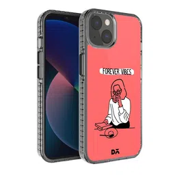 DailyObjects Peach & White Printed  iPhone 13 Mini Mobile Case-48