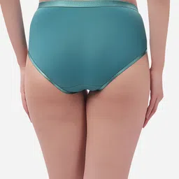 SOIE  High Rise Full Coverage Panty with Mesh Detailing image 3
