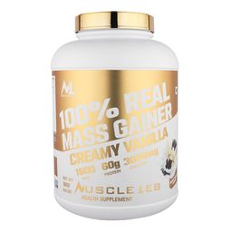 Muscle Leb 100% Real Mass Gainer,  6.6 lb  Creamy Vanilla -image-91
