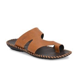 Hitz Men One Toe Leather Comfort Sandals-picture-18