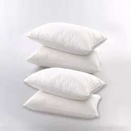 AVI White 4 Pieces Microfiber Filled Medium-Firm Soft Bed Pillows-image-10