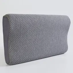 Home Centre Grey Memory Foam Contour Plus Pillow image 2