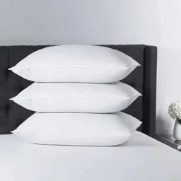 AVI White 3 Pieces Microfiber Filled Medium-Firm Soft Bed Pillows-14