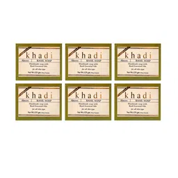 abeers Khadi Set of 6 Basil Soaps for All Skin Types - 125 g Each-22