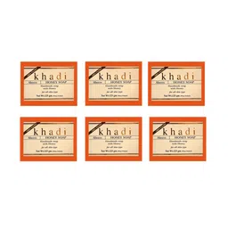 abeers Khadi Set of 6 Handmade Honey Soap for All Skin Types - 125 g Each-12