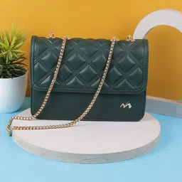 Metro Colourblocked Structured Handheld Bag with Quilted-5