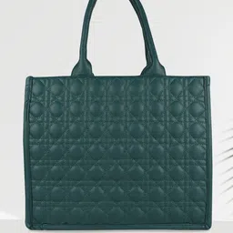 MINI WESST Textured Structured Tote Bag image 2