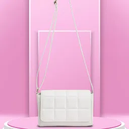 Fastrack Checked Structured Sling Bag image 1