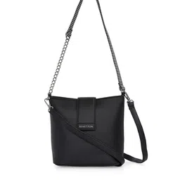 United Colors of Benetton PU Structured Hobo Bag-36